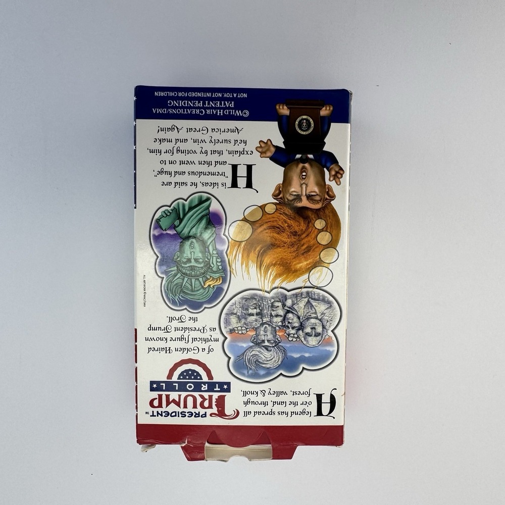 President Donald Trump Troll - Hair to the Chief Collectible Doll Toy - NEW MAGA - Picture 3 of 8